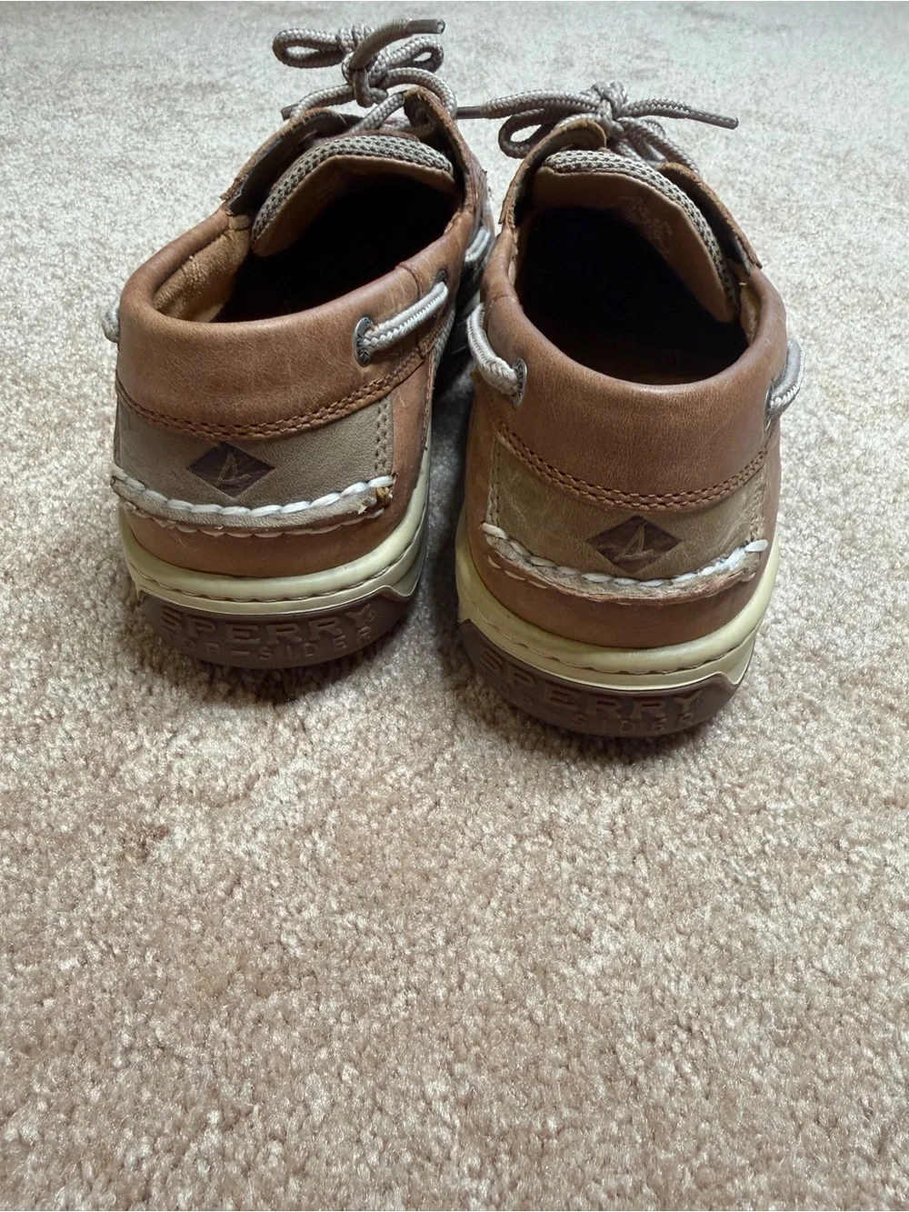 Sperry Tan/Brown Leather Classic Boat Shoes